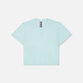 Bandit Running Mercury Seamless Womens Crop Tee - Minty Blue