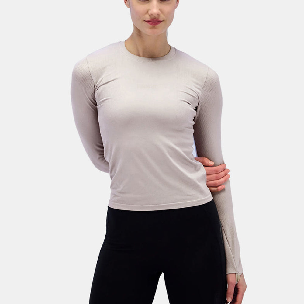Bandit Running Mercury Seamless™ Womens Long Sleeve - Ash