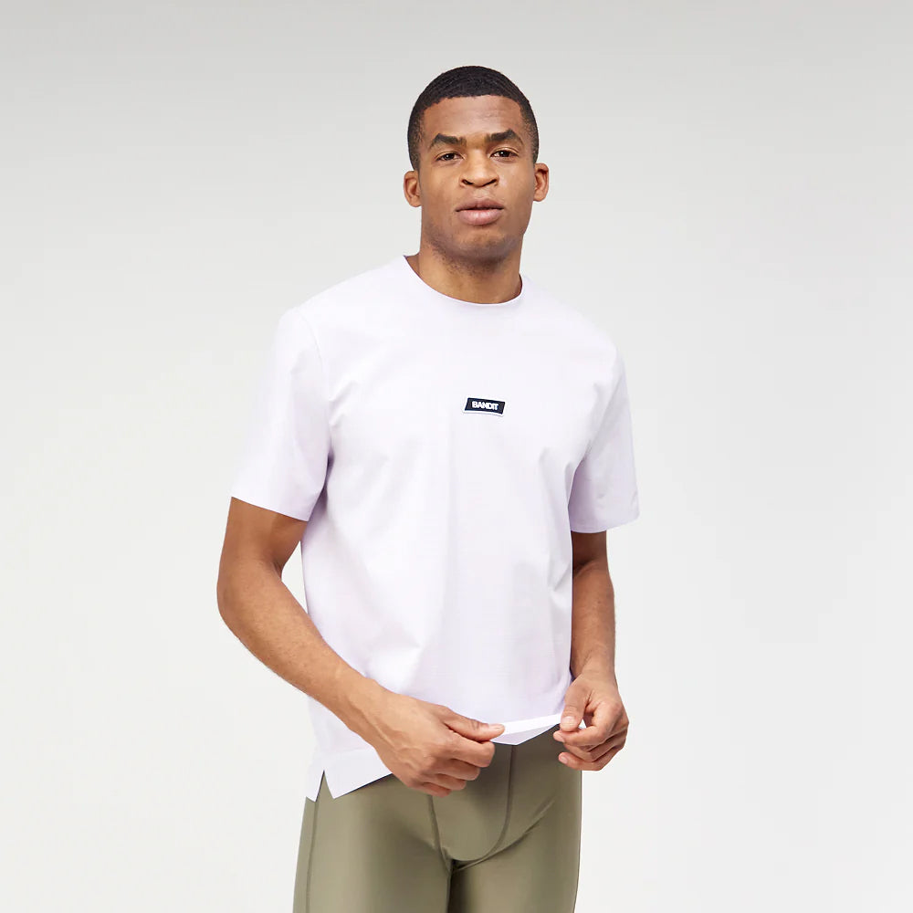 Bandit Running MicroGrid Proto Tee - Light Thistle