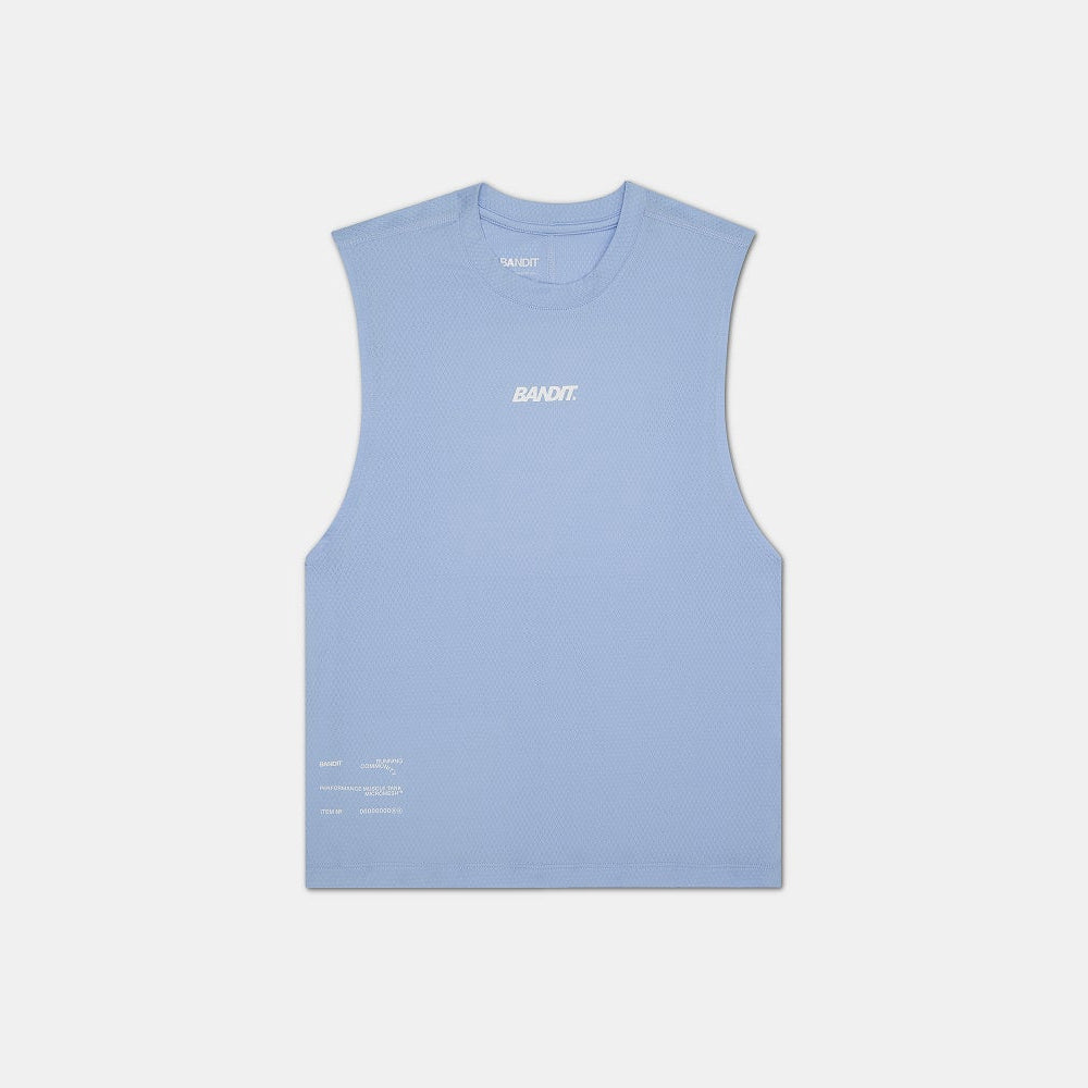 Bandit Running Micromesh Womens Run Tank - Breeze Blue