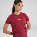 Bandit Running Micromesh Womens Run Tee - Berry