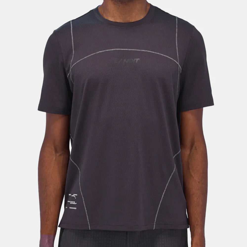 Bandit Running Micromesh™ Reflecto Stitch Run Tee - Shadow