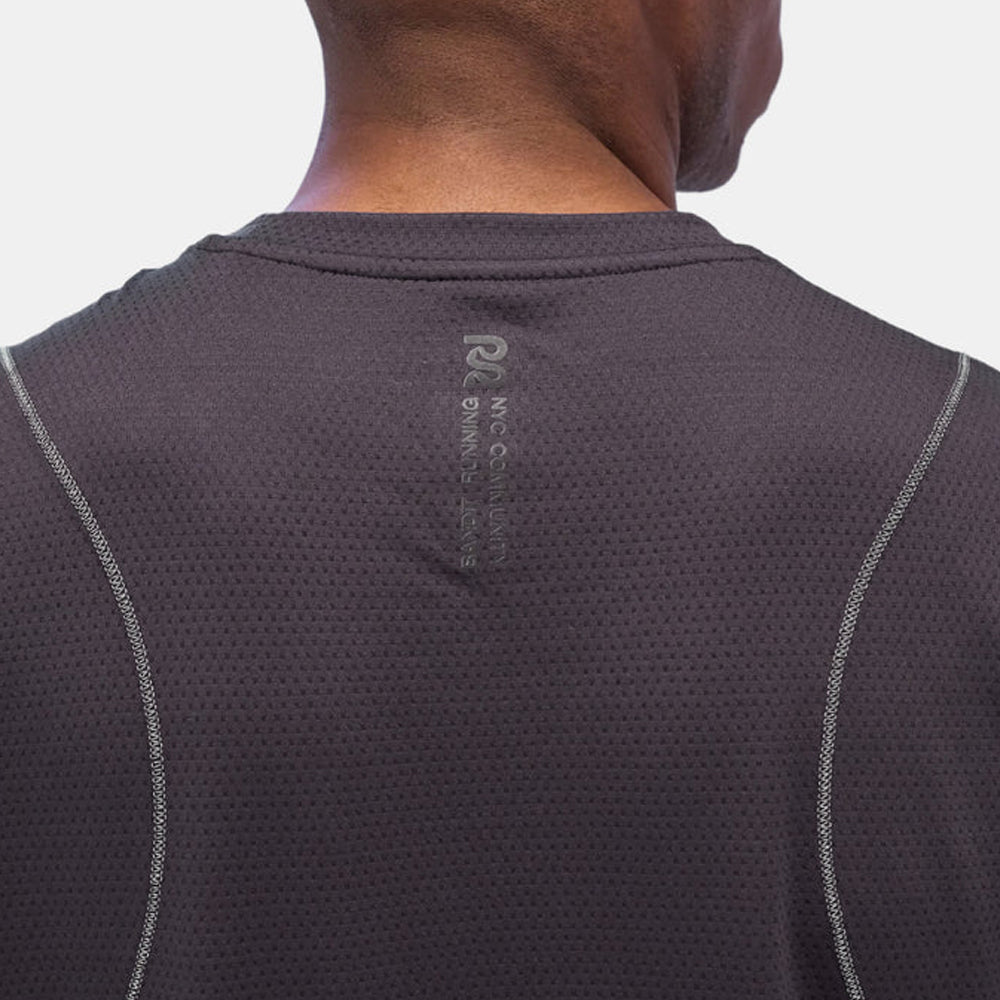 Bandit Running Micromesh™ Reflecto Stitch Run Tee - Shadow