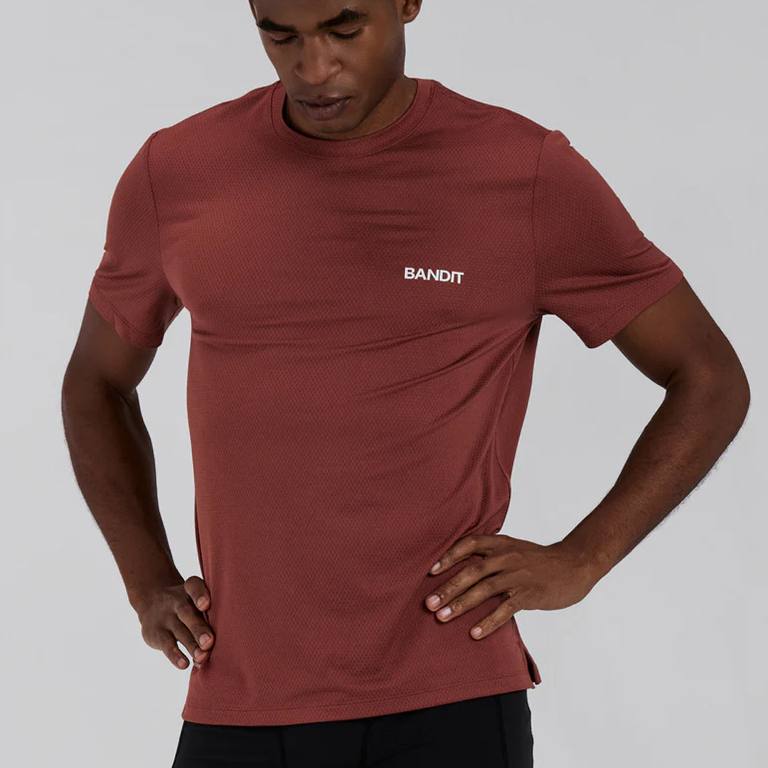 Bandit Running Micromesh™ Run Tee - Mahogany