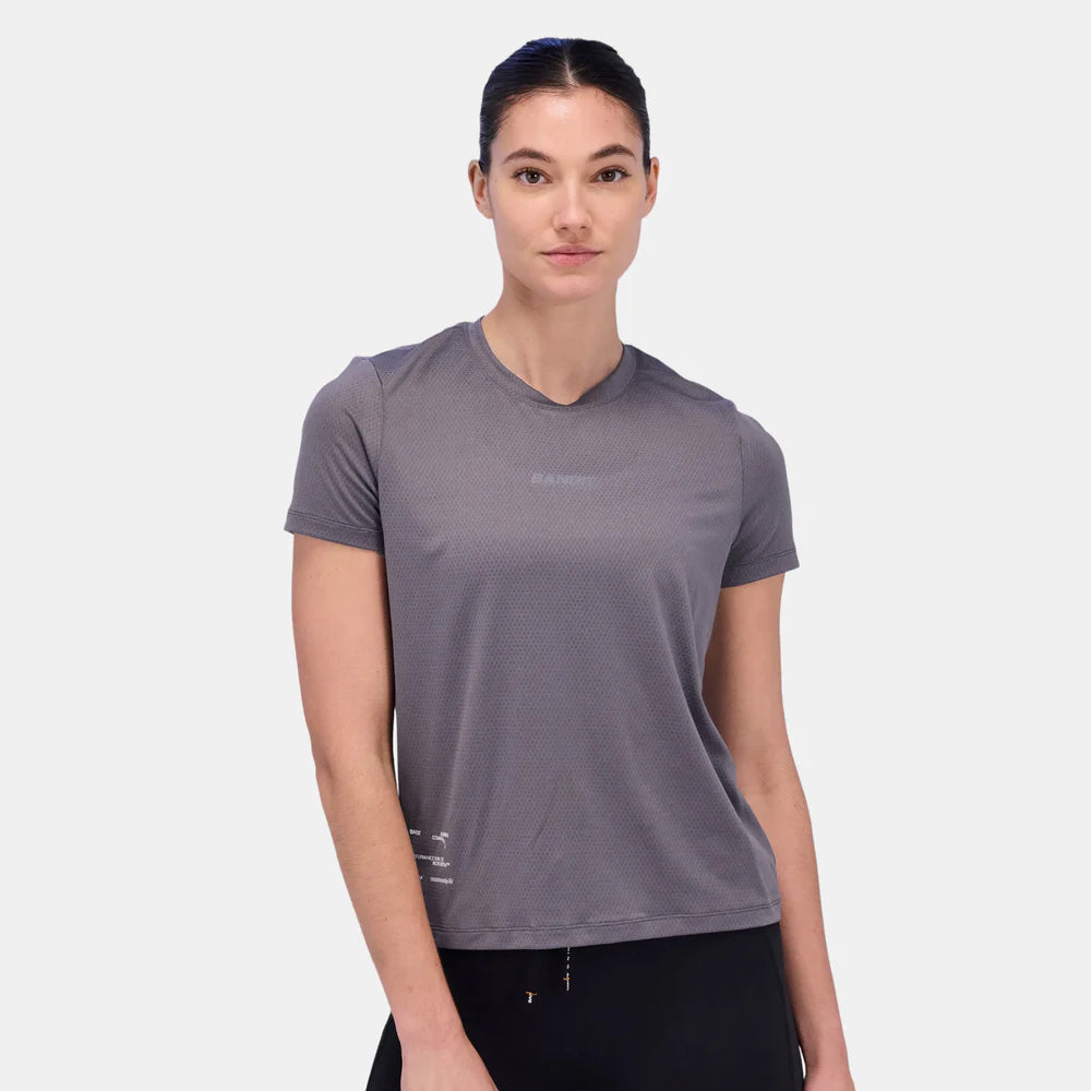 Bandit Running Micromesh™ Womens Run Tee - Haze