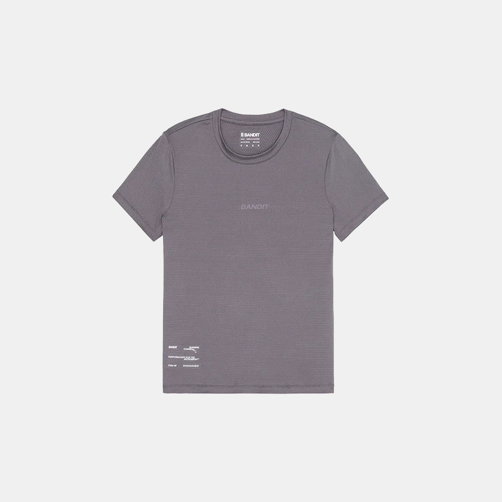 Bandit Running Micromesh™ Womens Run Tee - Haze