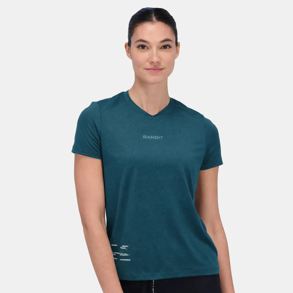 Bandit Running Micromesh™ Womens Run Tee - Storm