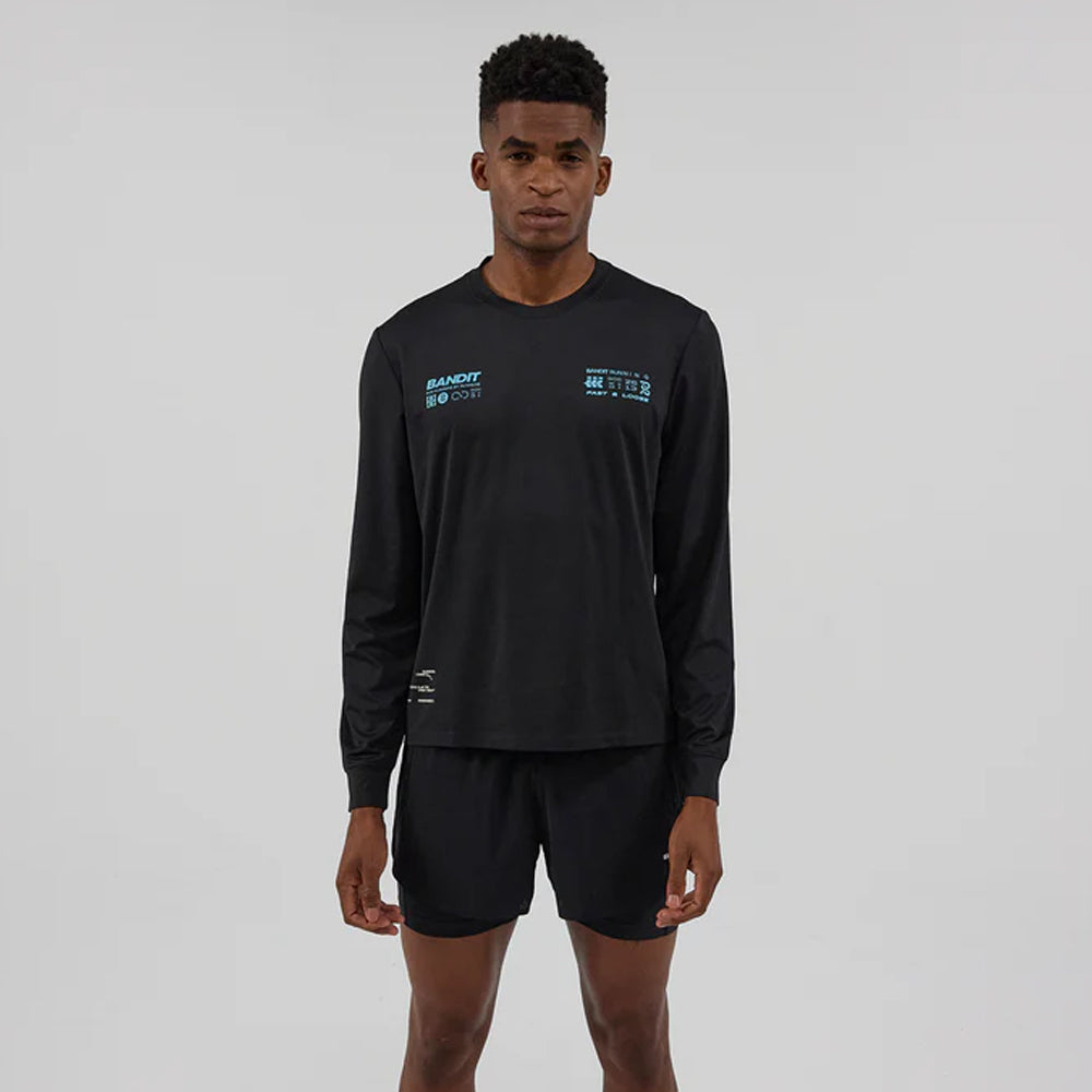Bandit Running NanoMesh "Fast & Loose" Long Sleeve - Black