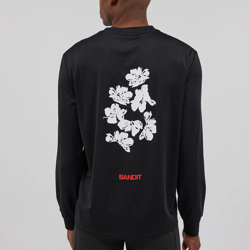 Bandit Running NanoMesh Fleura Long Sleeve - Black