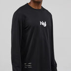 Bandit Running NanoMesh Fleura Long Sleeve - Black