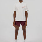 Bandit Running Painted Flower Cotton Tee - White