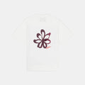 Bandit Running Painted Flower Cotton Tee - White
