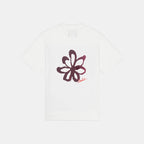 Bandit Running Painted Flower Cotton Tee - White