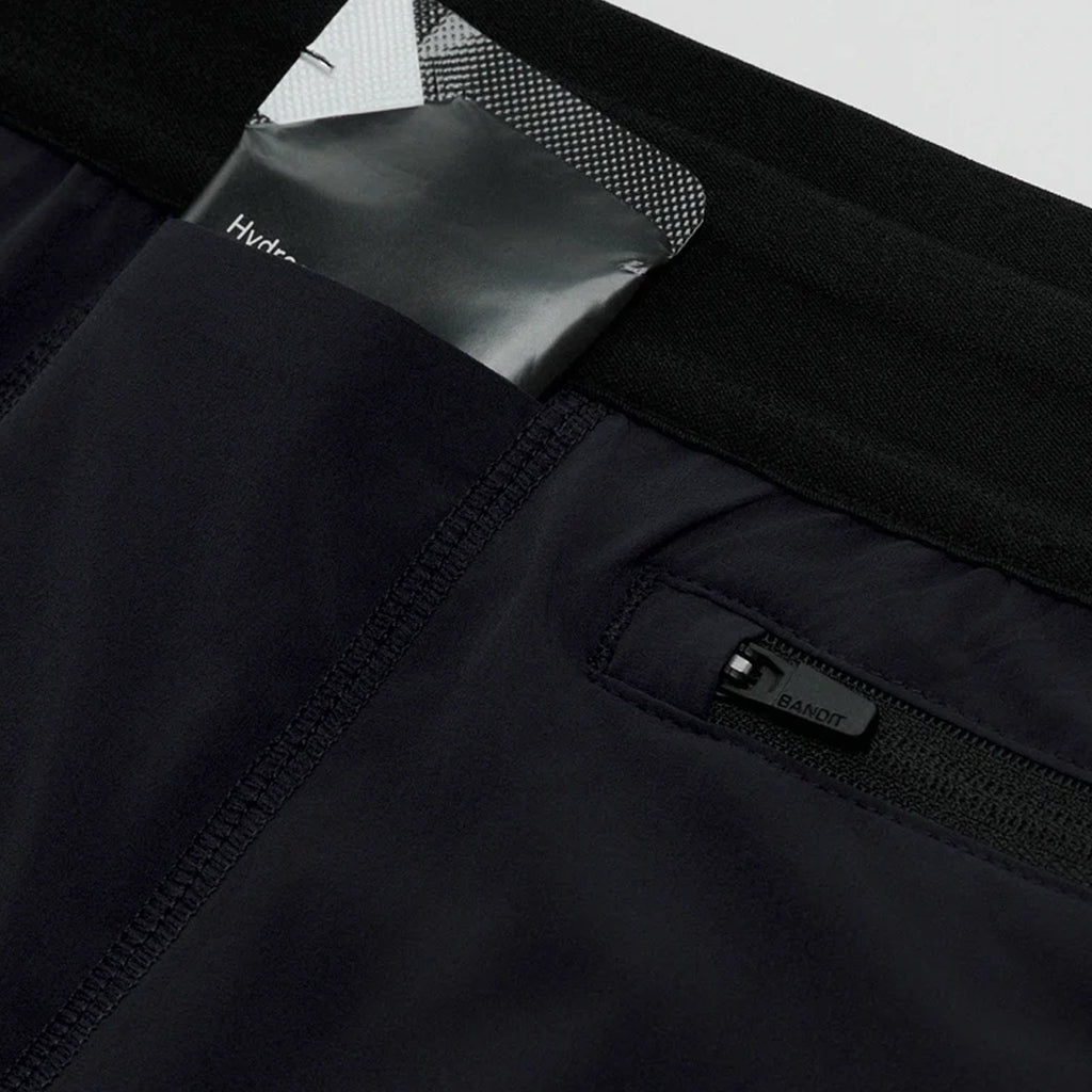Bandit Running SoLite™ 5 Pocket Half Tights - Black