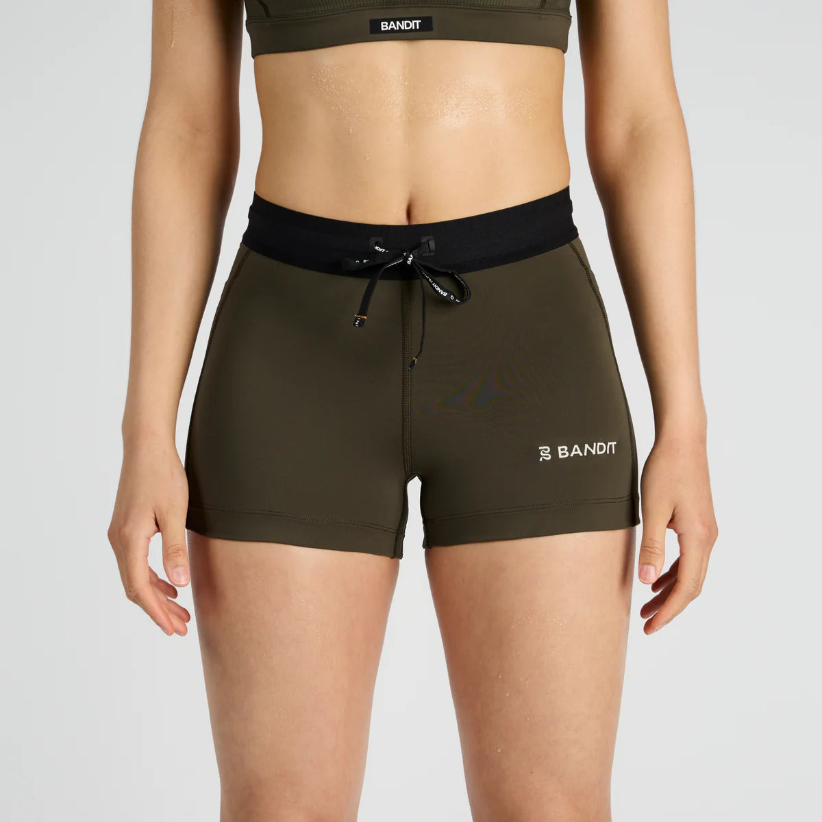 Bandit Running Stamina 3&quot; Women&#39;s Compression Shorts - Olive