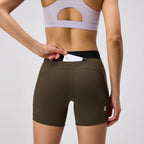 Bandit Running Stamina 5" Women's Compression Shorts - Dark Fatigue