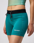 Bandit Running Stamina 5" Women's Compression Shorts - Gulf Stream