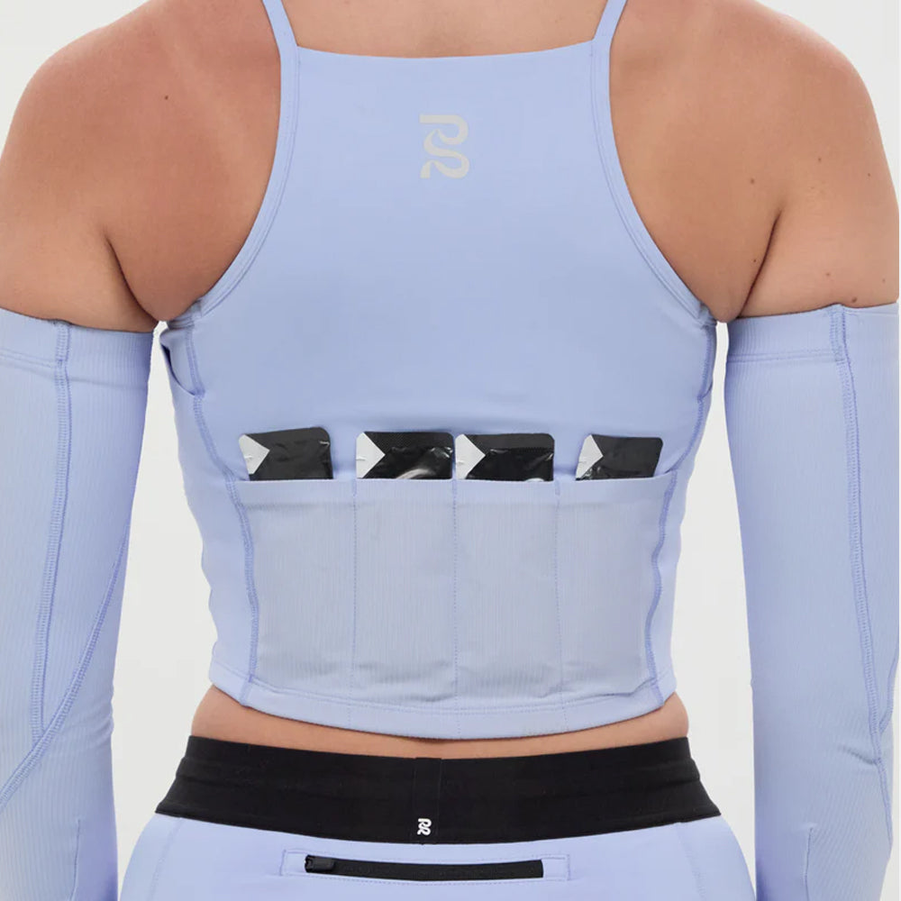 Bandit Running Stamina 7 Pocket Nova Crop - Breeze Blue