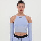 Bandit Running Stamina 7 Pocket Nova Crop - Breeze Blue