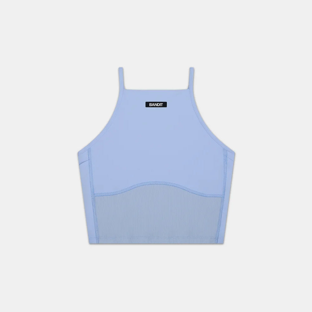 Bandit Running Stamina 7 Pocket Nova Crop - Breeze Blue