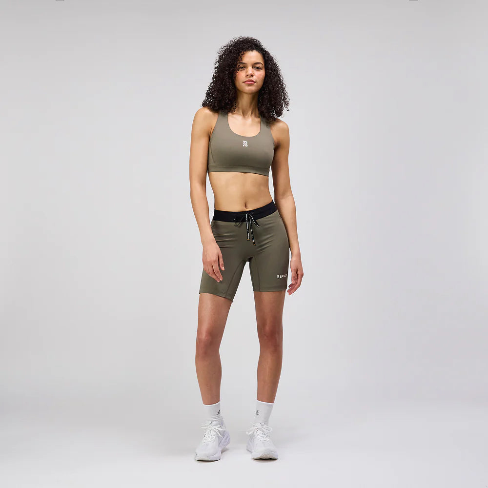 Bandit Running Stamina 7" Women's Compression Shorts - Fatigue