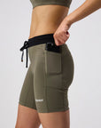 Bandit Running Stamina 7" Women's Compression Shorts - Fatigue