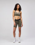 Bandit Running Stamina 7" Women's Compression Shorts - Fatigue