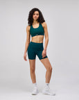 Bandit Running Stamina High Waist 5" Women's Compression Shorts - Pine