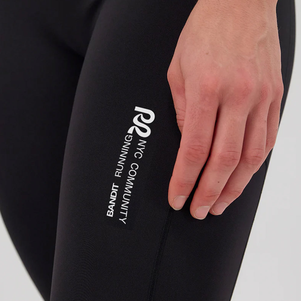 Bandit Running Stamina Pop Stitch High Waist Leggings - Black