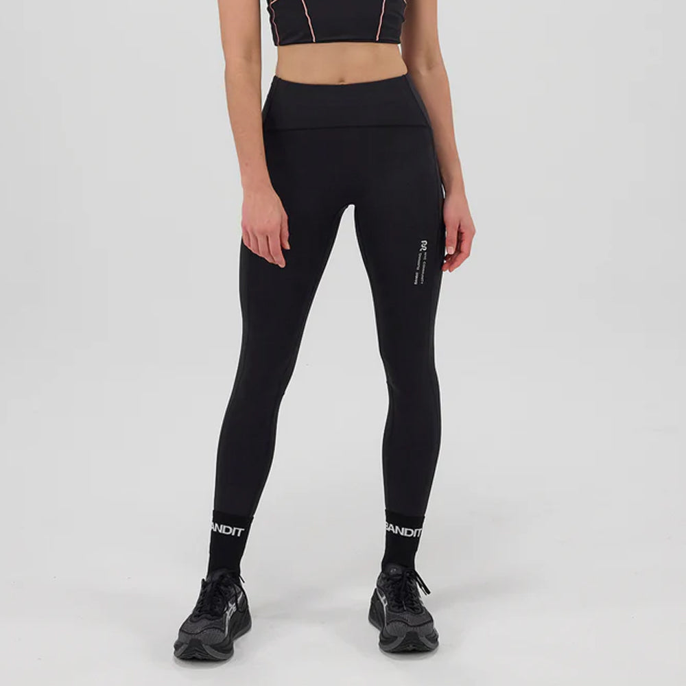 Bandit Running Stamina Pop Stitch High Waist Leggings - Black