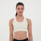 Bandit Running Stamina Scoop Neck Run Bra - Chalk