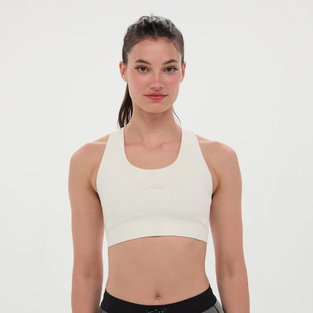 Bandit Running Stamina Scoop Neck Run Bra - Chalk
