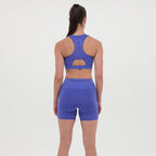 Bandit Running Stamina Scoop Neck Run Bra - Deep Peri Blue