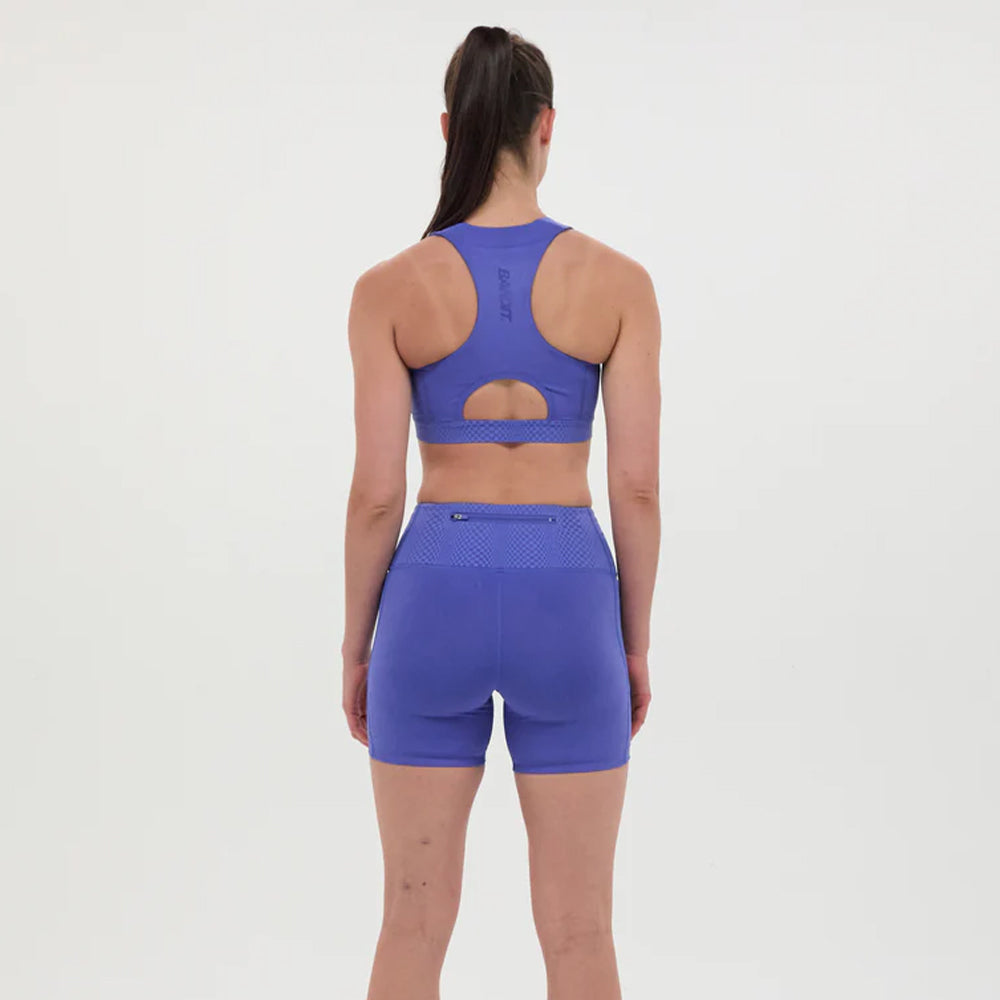 Bandit Running Stamina Scoop Neck Run Bra - Deep Peri Blue
