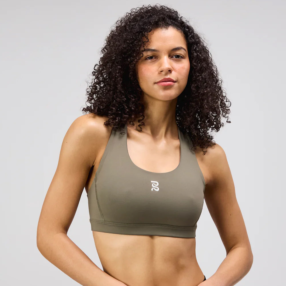 Bandit Running Stamina Scoop Neck Run Bra - Fatigue