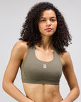 Bandit Running Stamina Scoop Neck Run Bra - Fatigue