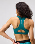 Bandit Running Stamina Scoop Neck Run Bra - Gulf Stream