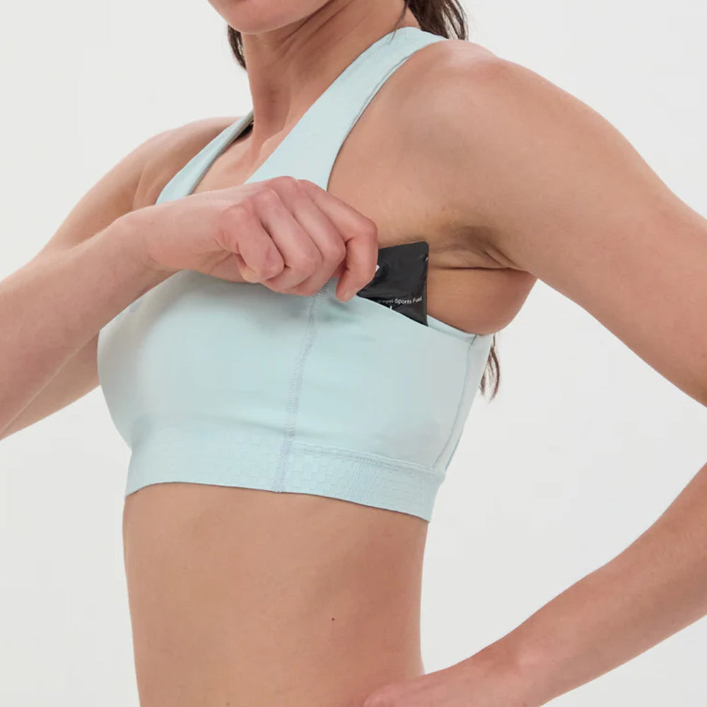 Bandit Running Stamina Scoop Neck Run Bra - Minty Blue