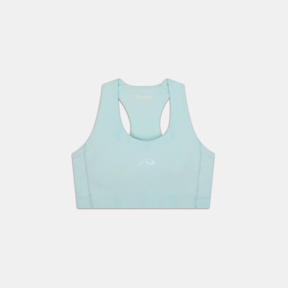 Bandit Running Stamina Scoop Neck Run Bra - Minty Blue