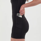 Bandit Running Stamina Square Neck One Piece - Black