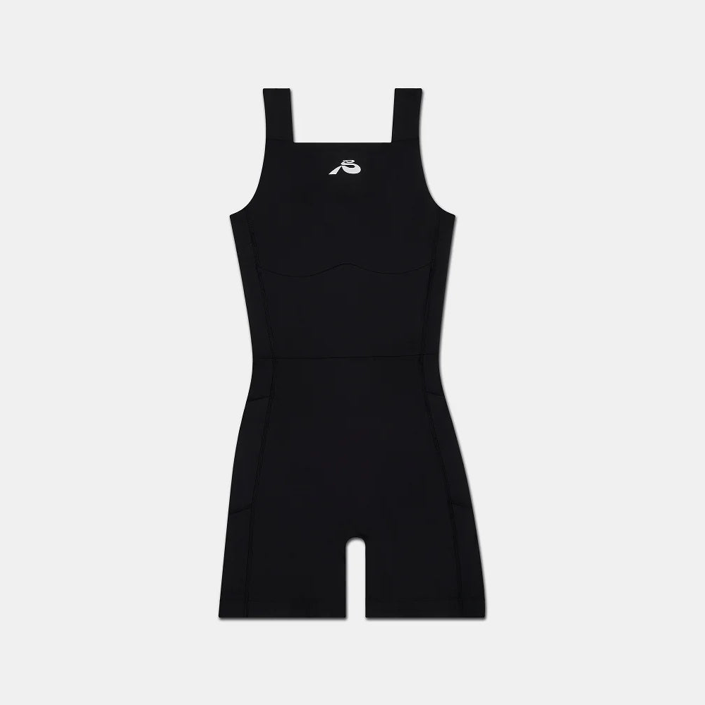 Bandit Running Stamina Square Neck One Piece - Black