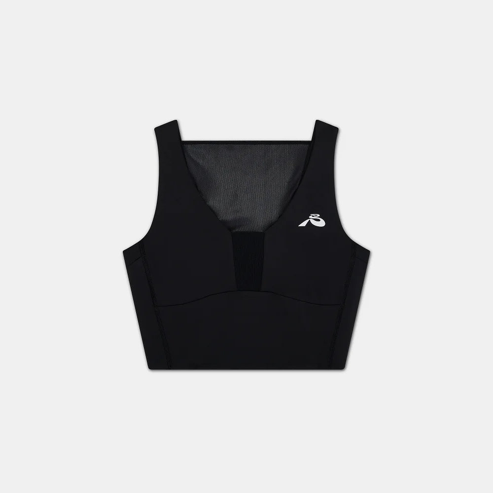 Bandit Running Stamina Vela Race Crop - Black