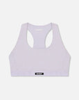 Bandit Running Striped Cadence Scoop Neck Run Bra - Light Thistle