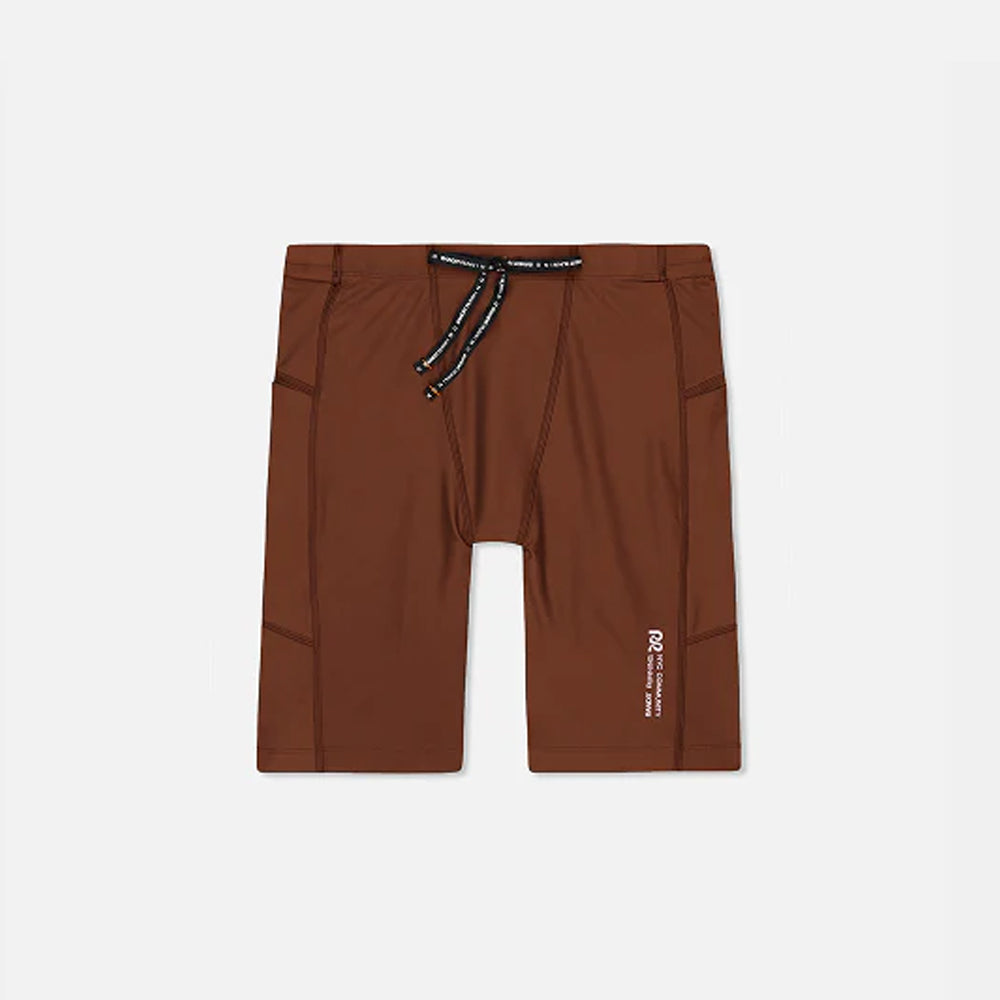 Bandit Running Superbeam 7 Pocket Half Tights - Coffee Bean