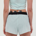 Bandit Running Vento 3" Womens Split Short - Minty Blue