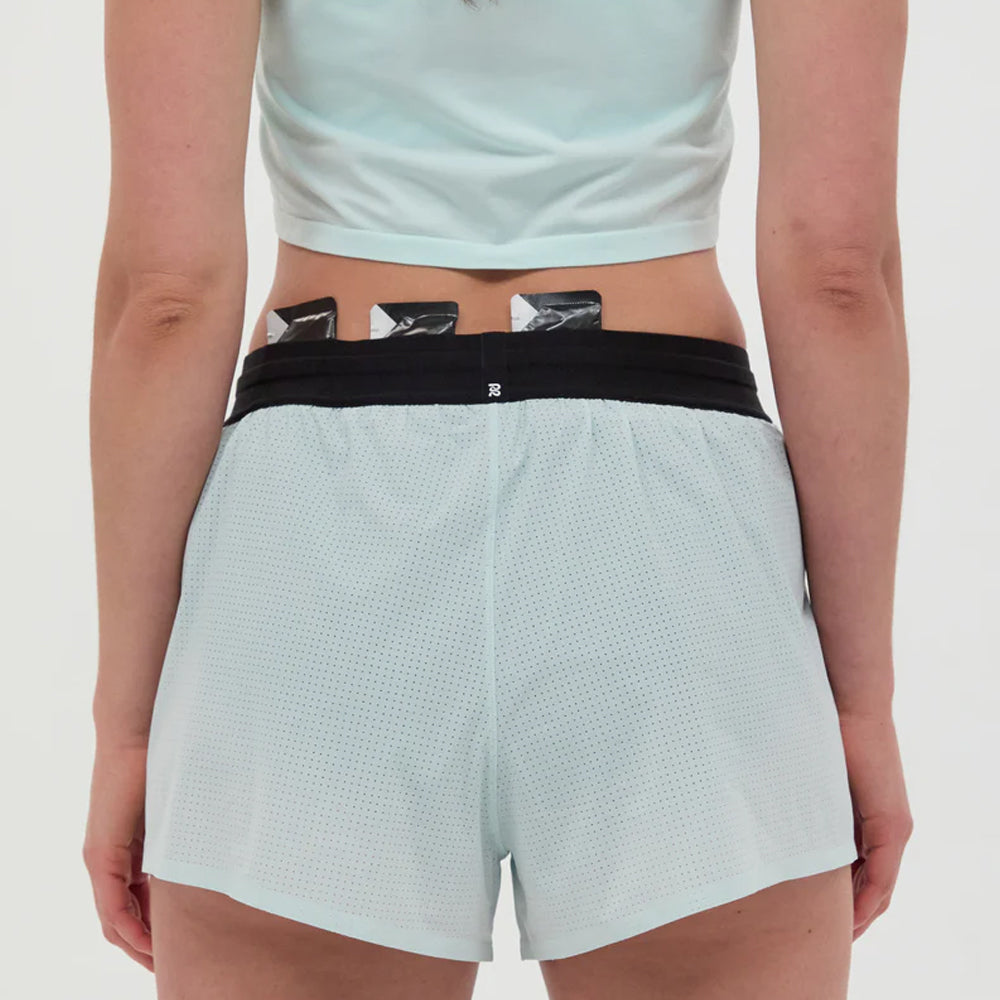 Bandit Running Vento 3" Womens Split Short - Minty Blue