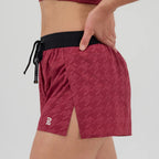 Bandit Running Vento 3" Womens Split Short - Berry