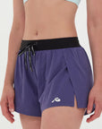 Bandit Running Vento 3" Womens Split Short - Purple Dusk