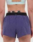 Bandit Running Vento 3" Womens Split Short - Purple Dusk