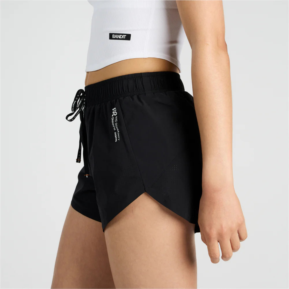 Bandit Running Vento 4&quot; Women&#39;s Training Short - Black